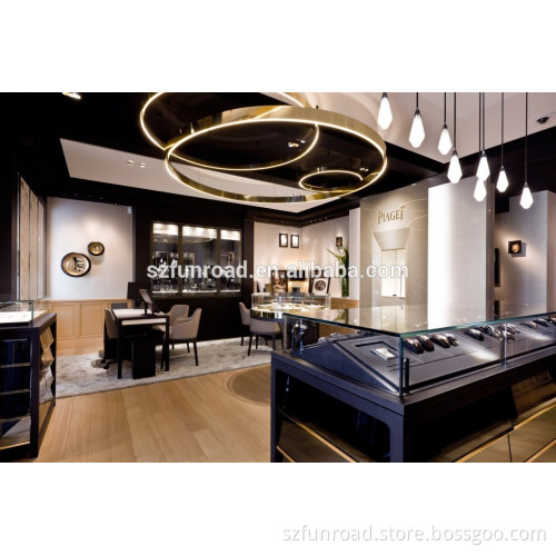 Display Showcase Jewellery Showroom Counter Display Design
